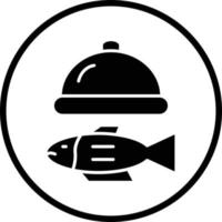 Seafood Vector Icon Design