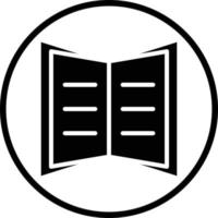 Open Book Vector Icon Design