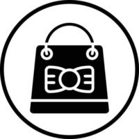 Gift Bag Vector Icon Design