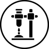 Beaker Stand Vector Icon Design