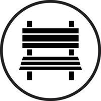 Bench Vector Icon Design