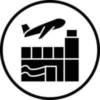 diseño de icono de vector de aeropuerto