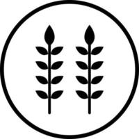Wheat Plantation Vector Icon Design