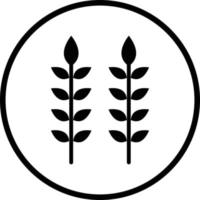 Wheat Plantation Vector Icon Design