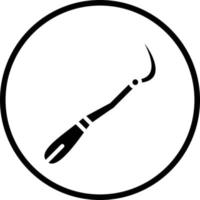 Dental Probe Vector Icon Design