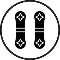 Snowboard Vector Icon Design