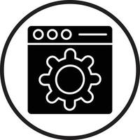 Web Setting Vector Icon Design