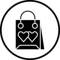 Gift Bag Vector Icon Design