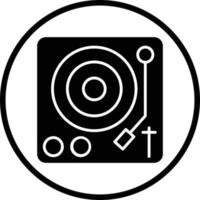 Turntable Vector Icon Design