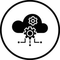 Cloud Computing Vector Icon Design