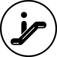 Escalator Vector Icon Design