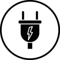 Power Plug Vector Icon Design