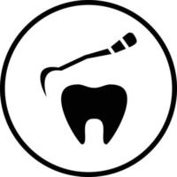 Tooth Scaling Vector Icon Design