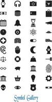 Icons and Symbols Free Vector