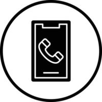 Mobile Call Vector Icon Design