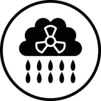 diseño de icono de vector de lluvia ácida