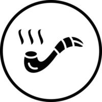 Smoking Pipe Vector Icon Design