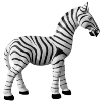 Toy zebre for decorative png