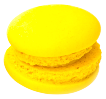 Yellow macaroon for decorative png