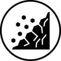 Landslide Vector Icon Design