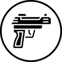 Army Gun Vector Icon Design