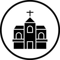 diseño de icono de vector de iglesia