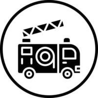 Fire Truck Vector Icon Design