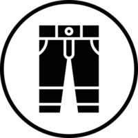 Firefighter Pants Vector Icon Design