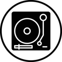 Turntable Vector Icon Design