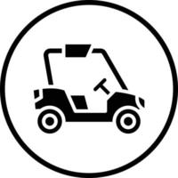 Buggy Car Vector Icon Design