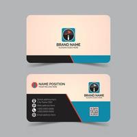 Modern and Elegant Business Card Design template. vector