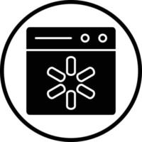 Web Loading Vector Icon Design