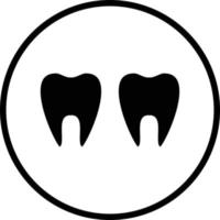 diseño de icono de vector de dientes