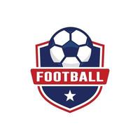 fútbol americano fútbol logo diseño vector