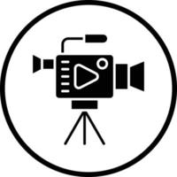 diseño de icono de vector de cámara de video