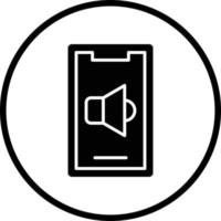 Mobile Speaker Vector Icon Design