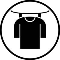 Drying Clothes Vector Icon Design