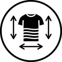 Clothes Measurement Vector Icon Design