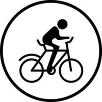 Cycling Vector Icon Design