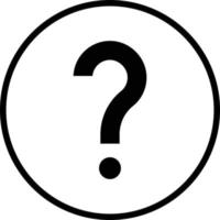 Question Vector Icon Design