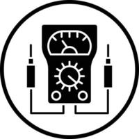 Voltmeter Vector Icon Design