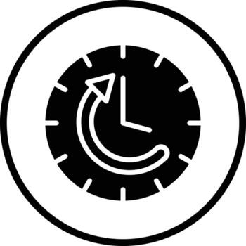 Time Loop Vector Icon Design
