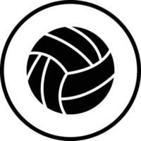 diseño de icono de vector de voleibol