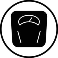 Weight Scale Vector Icon Design