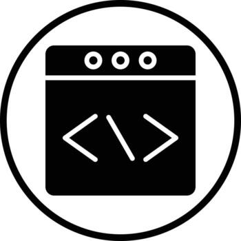 Web Programming Vector Icon Design