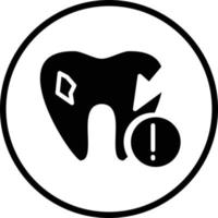 Tooth Problem Vector Icon Design