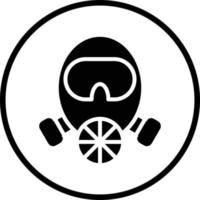 Fireman Mask Vector Icon Design