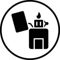 Lighter Vector Icon Design