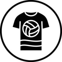 Deportes camisa vector icono diseño