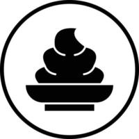 Cream Vector Icon Design